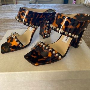 Brand new jimmy Choo leopard sandals
